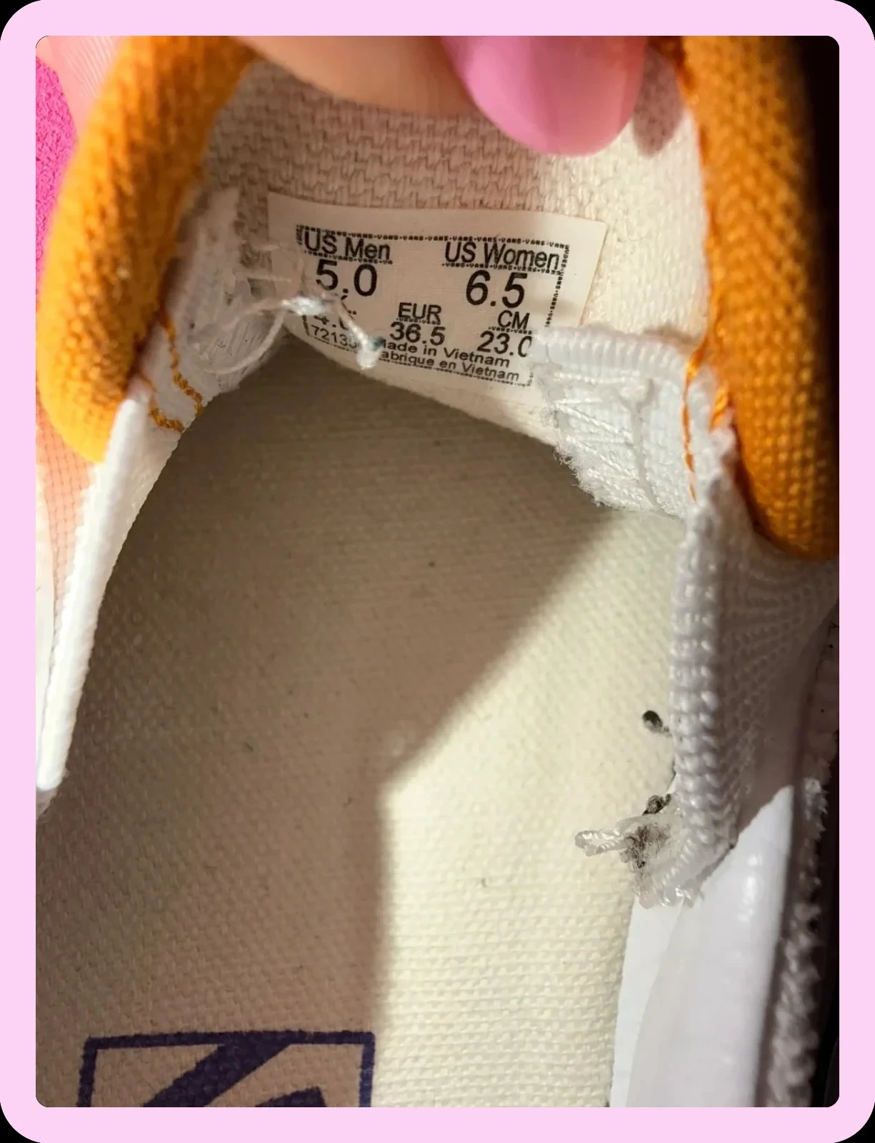 Vans Classic no Slip-On roze oranje maat 36,5 – photo 6